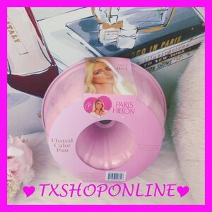 💗🎂Paris Hilton Fluted Cake Pan Nonstick Pink🎂💗